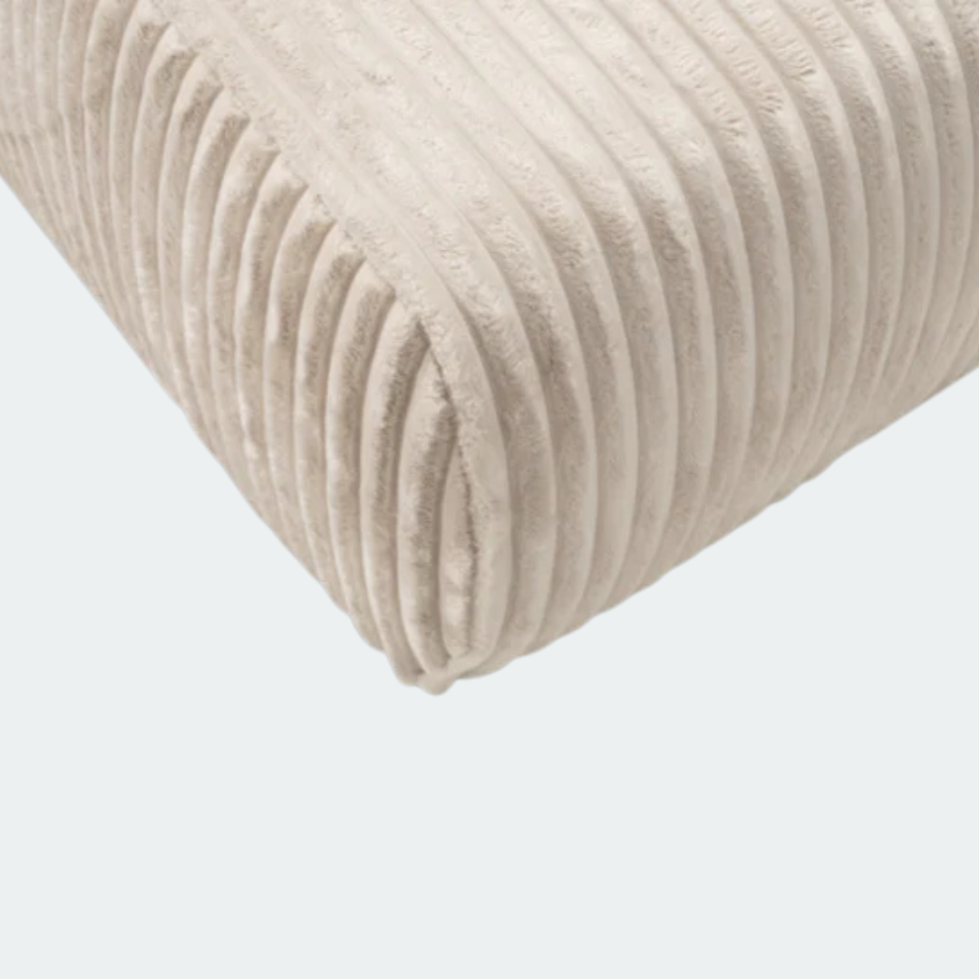Velours côtelé doux et texturé