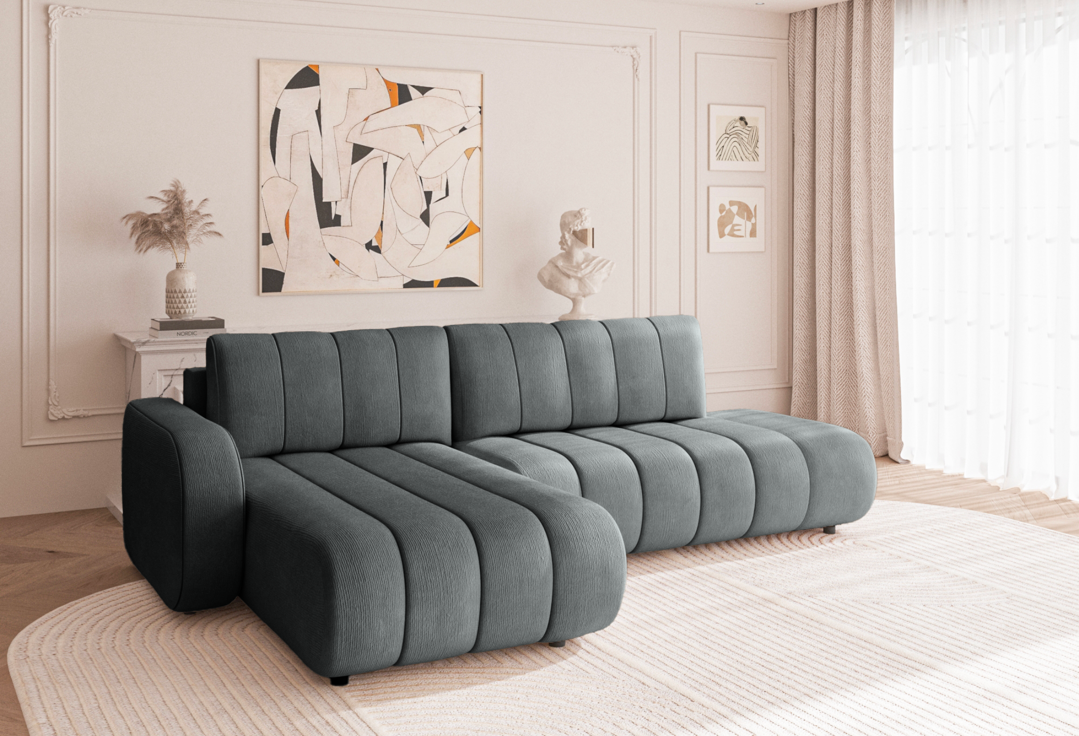 Chenille / Gris