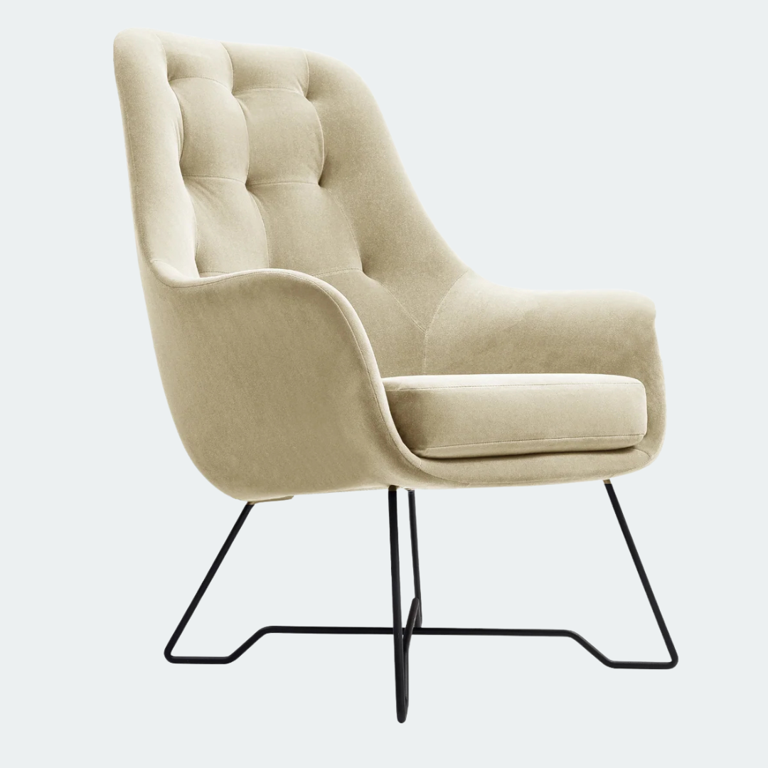 Tissu chiné velouté et résistant