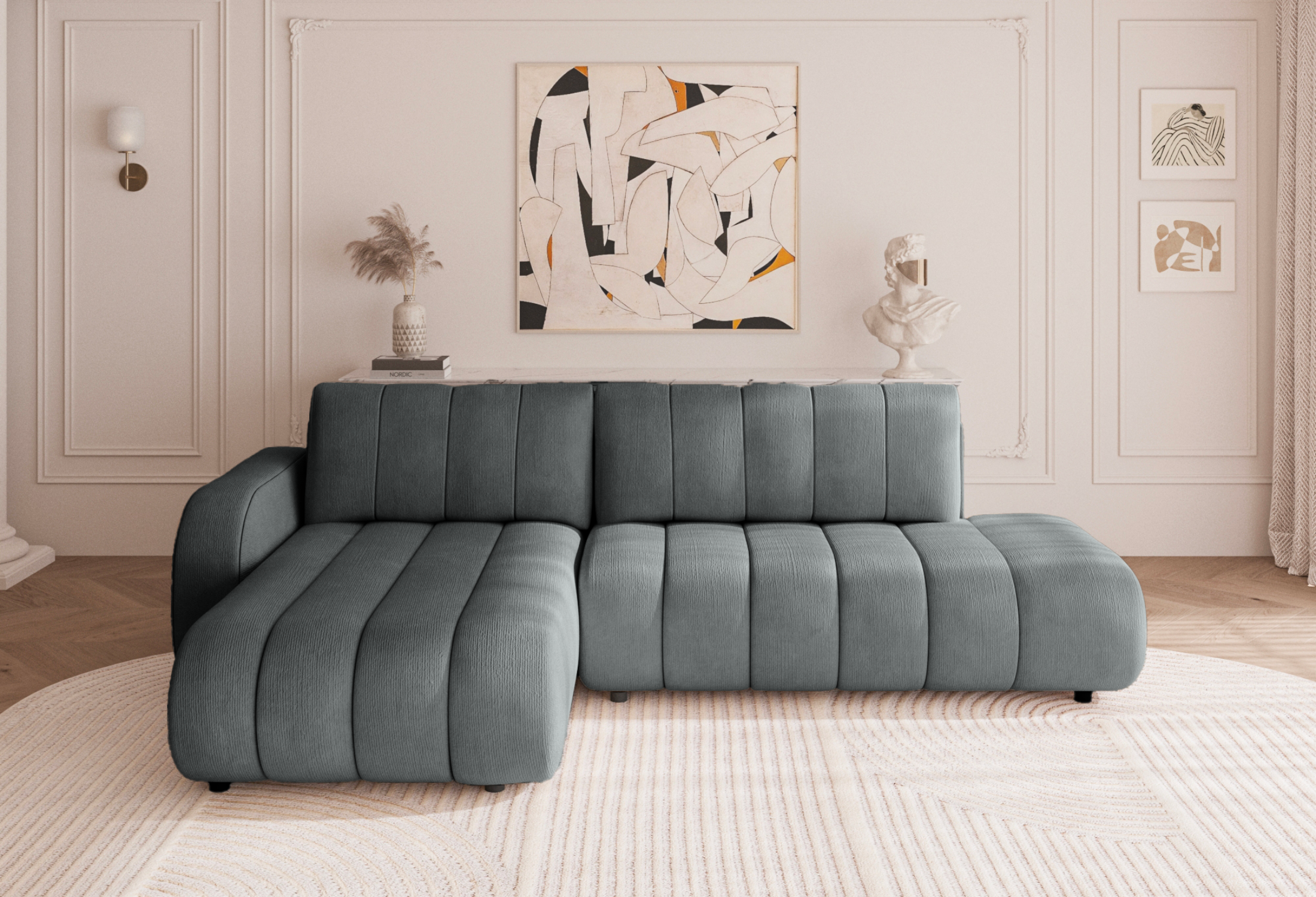 Chenille / Gris
