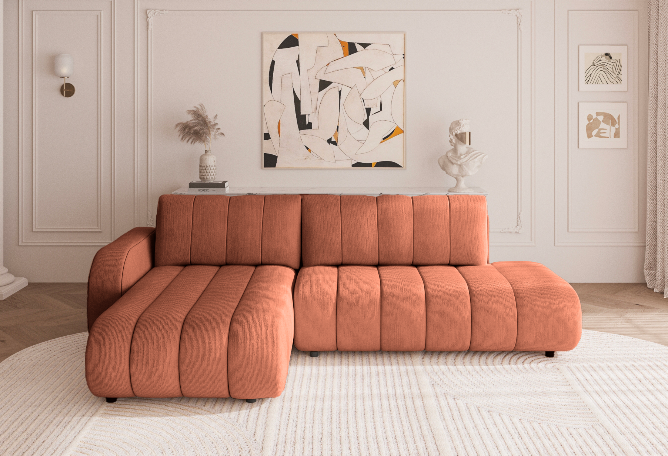 Chenille / Terracotta