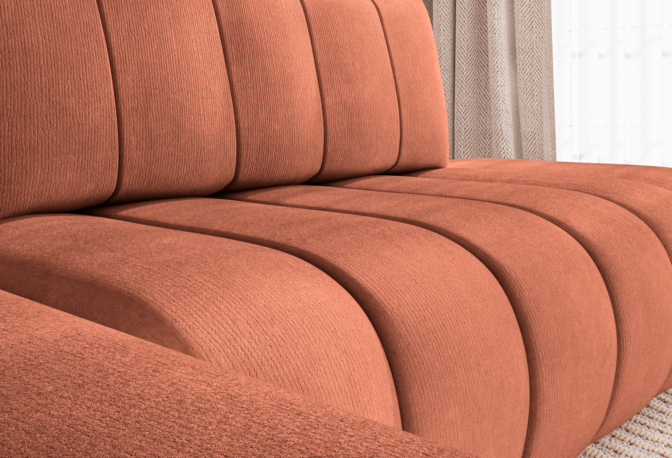 Chenille / Terracotta