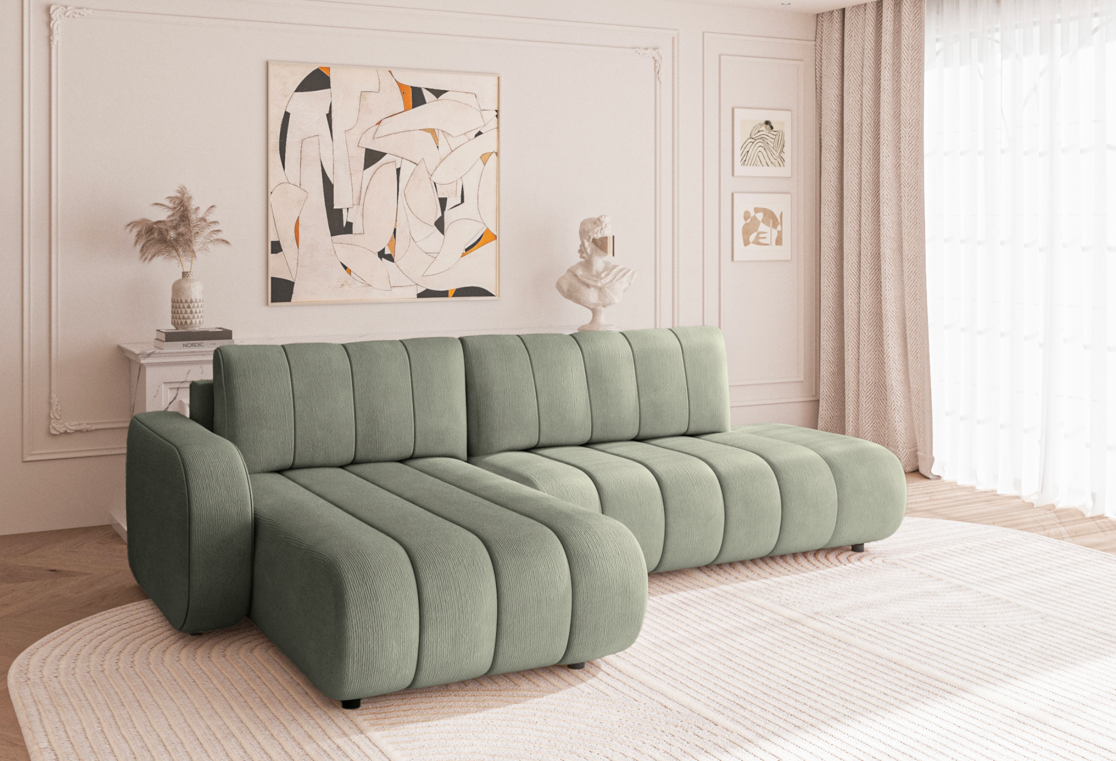 Chenille / Vert