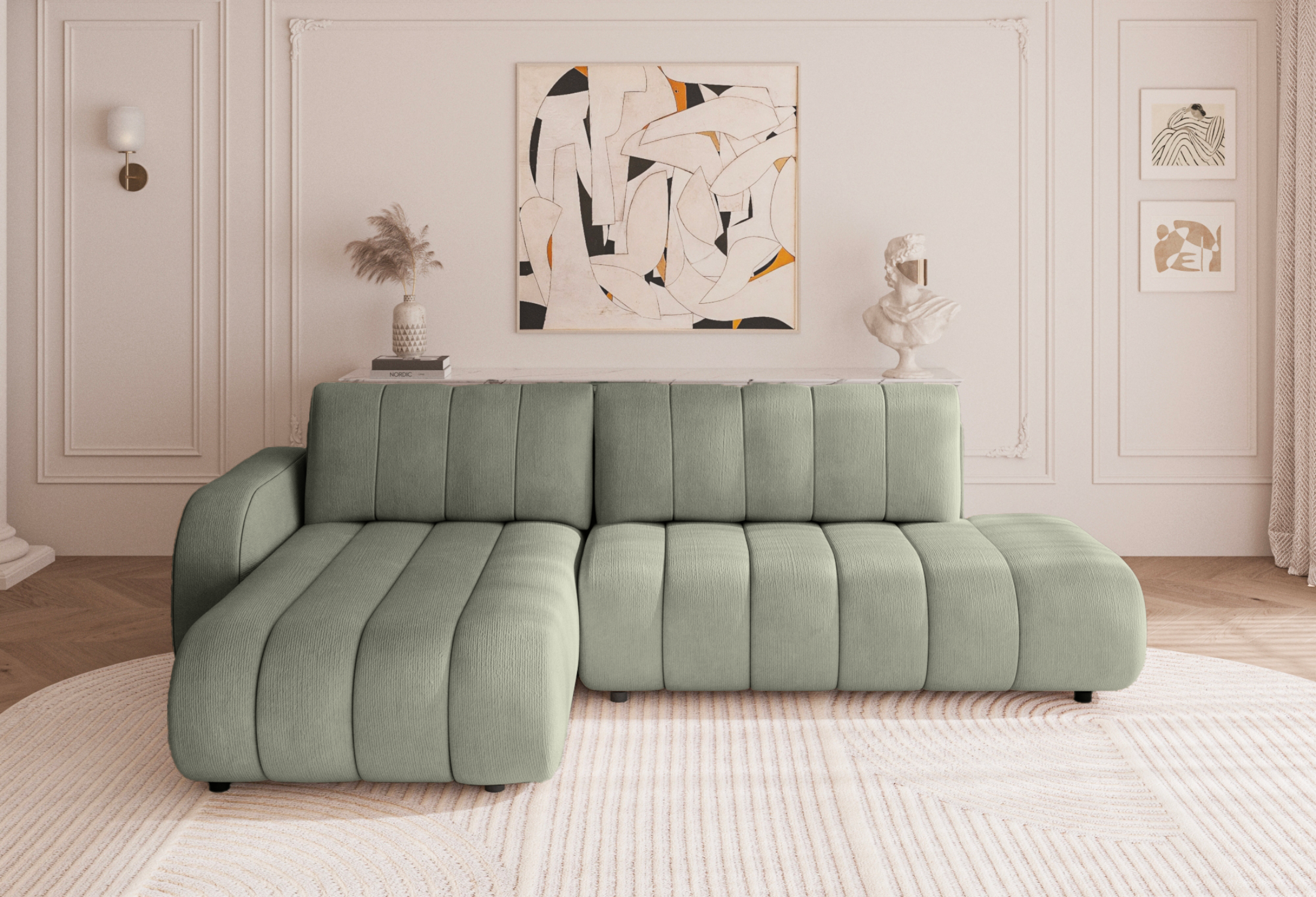 Chenille / Vert