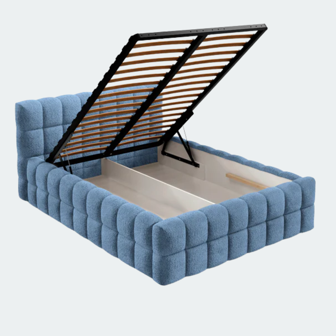 Lit coffre élégant et pratique