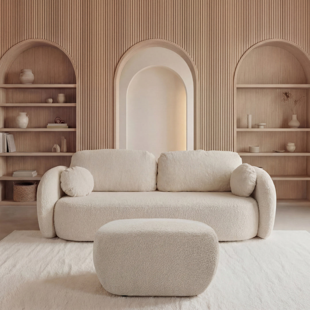 Design arrondi et enveloppant