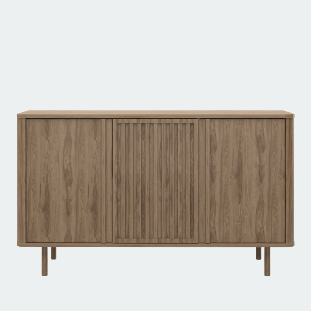 Façade rainurée élégante