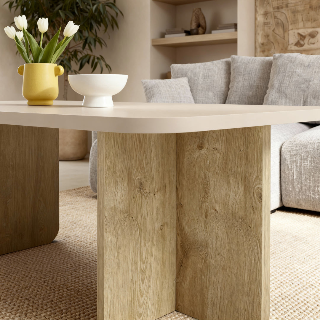 Piètement sculpté unique