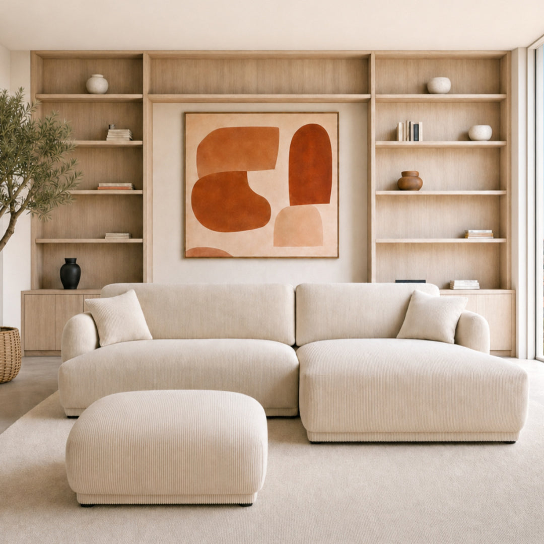 Pouf assorti
