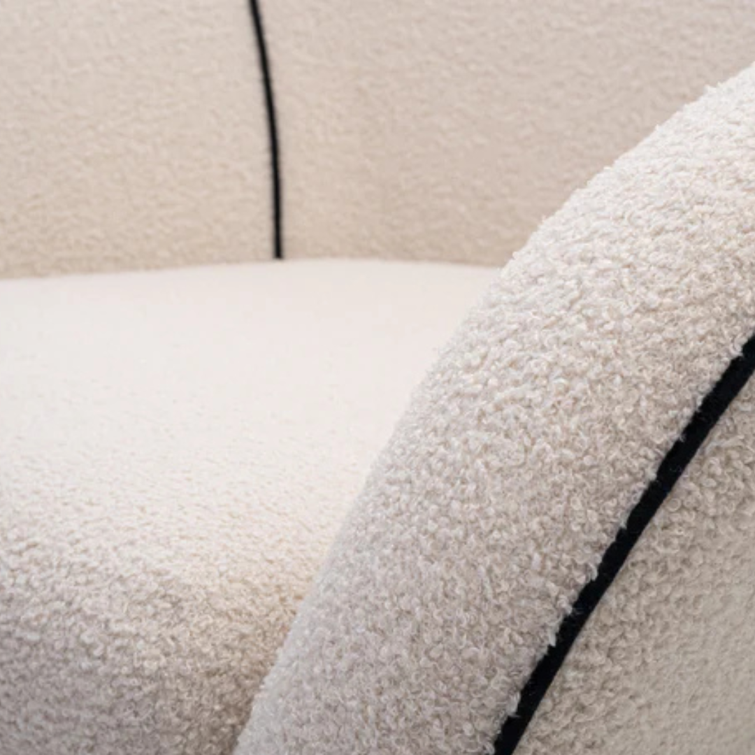 Tissu chiné doux et élégant