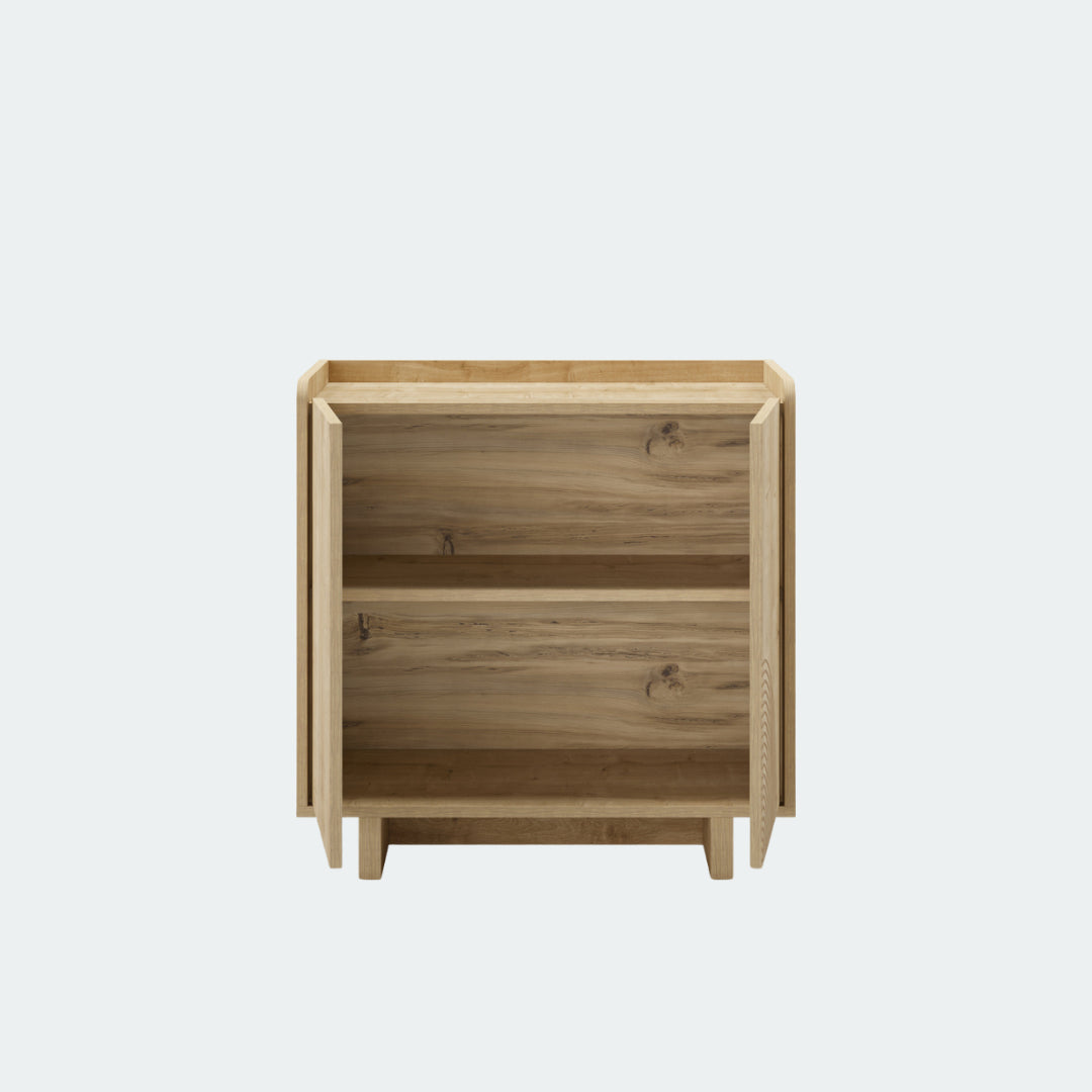 2 portes avec motifs sculptés