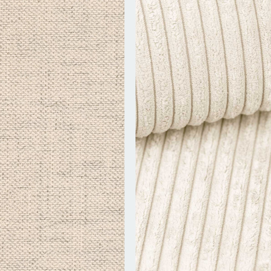 Tissu bi-matière sophistiqué