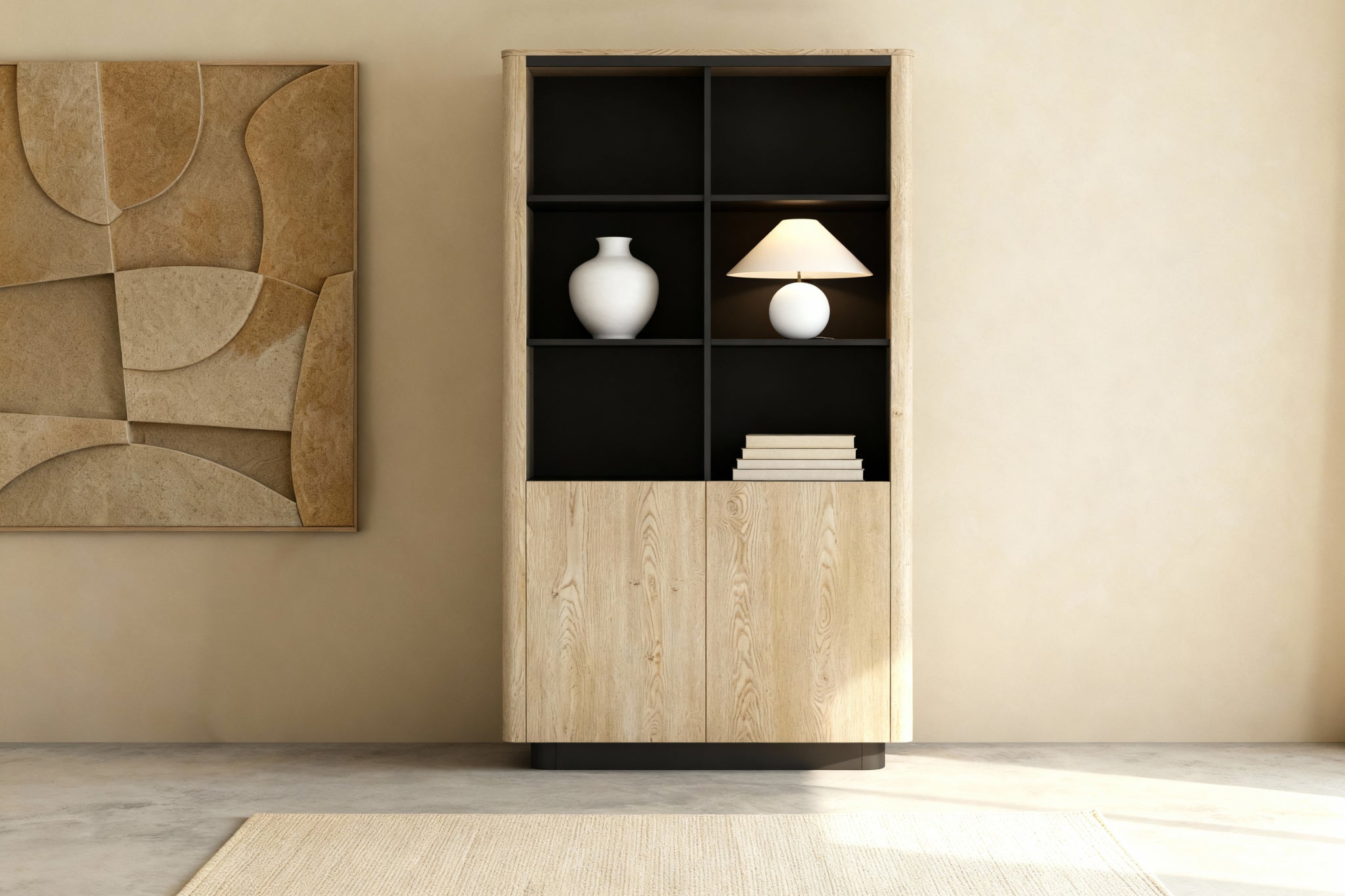 Chêne Cremona & noir