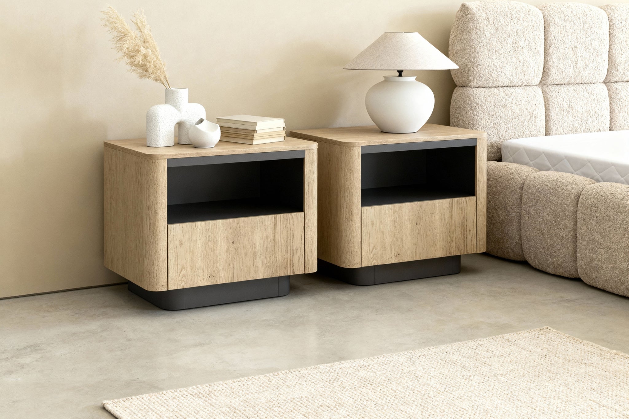 Chêne Cremona & noir