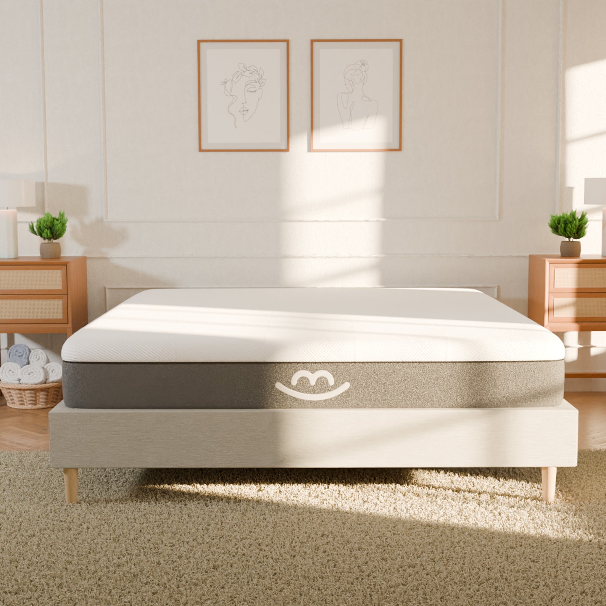 Matelas latex et mousse à mémoire de forme Gaia - 25cm