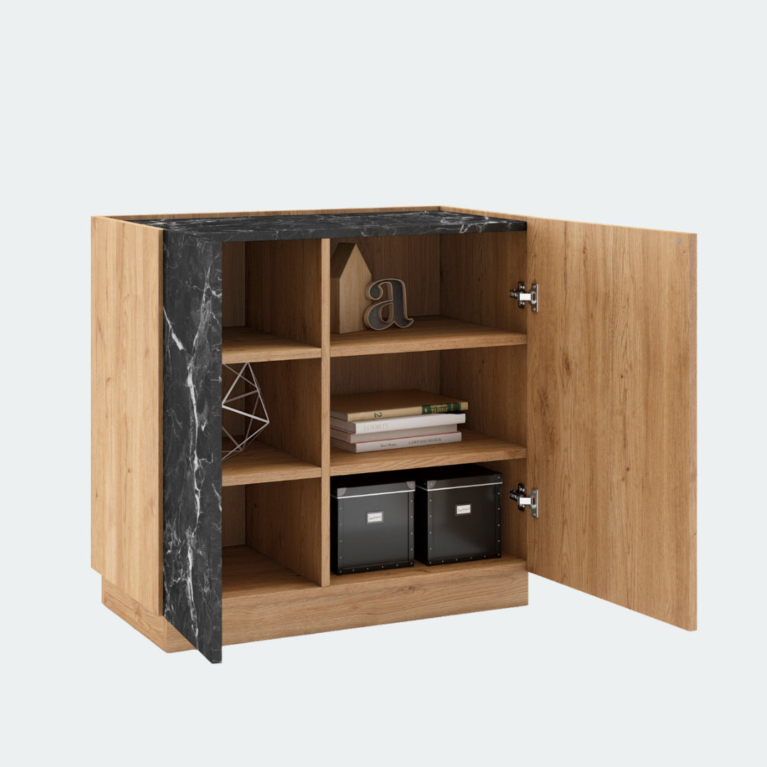 2 portes de rangement