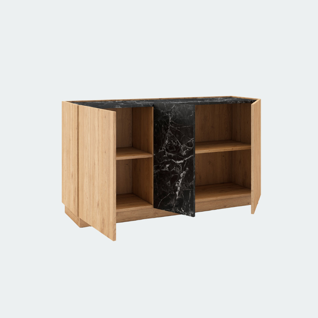 3 portes de rangement