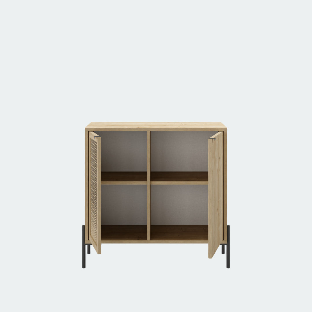 Rangement fermé et organisé