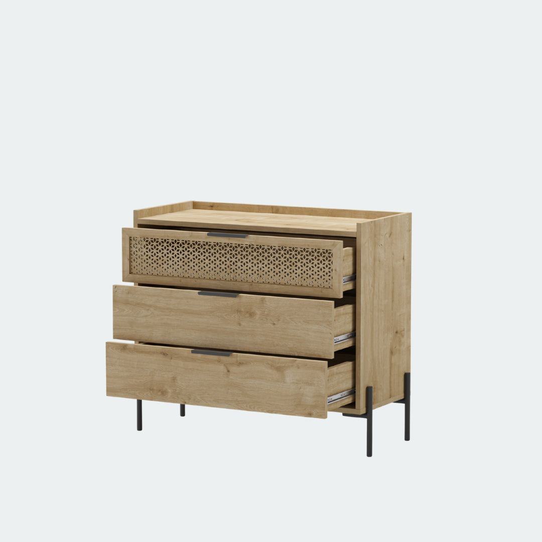 Rangement fonctionnel et bien organisé