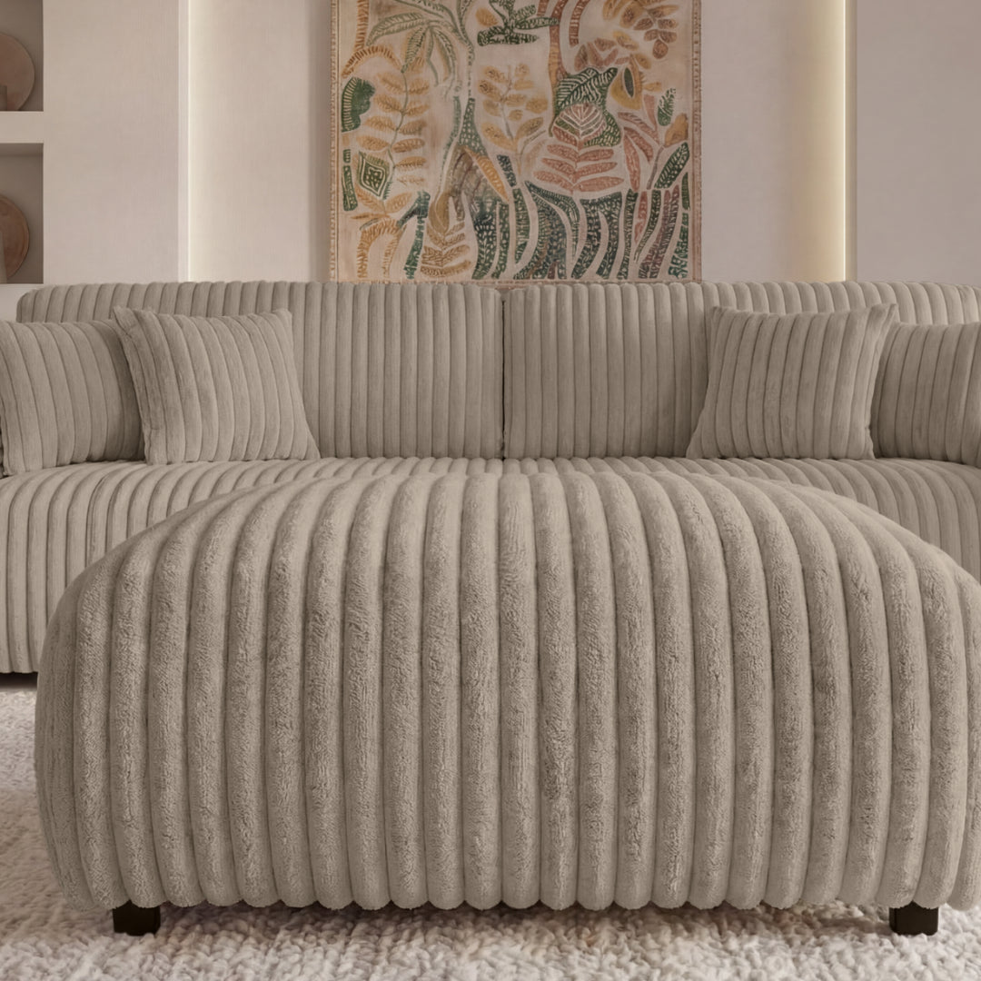 Gros velours côtelé texturé