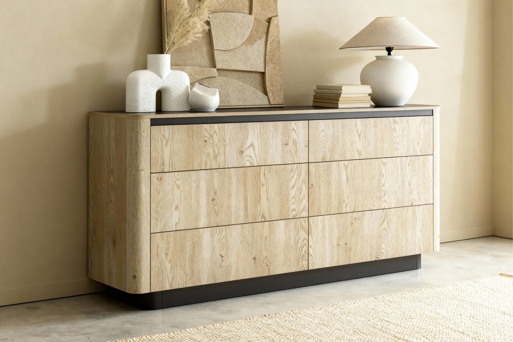 Chêne Cremona & noir