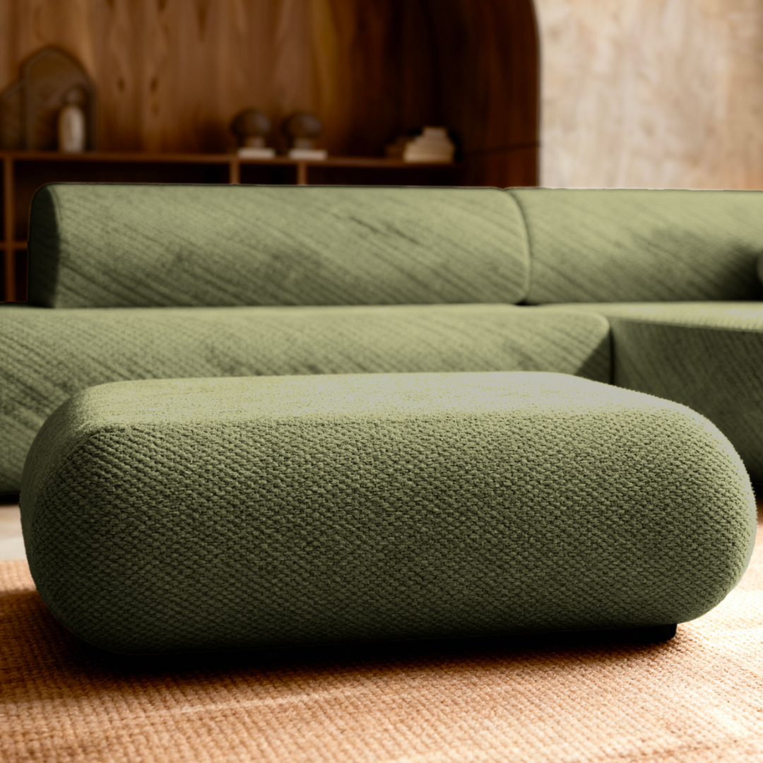 Pouf parfaitement assorti