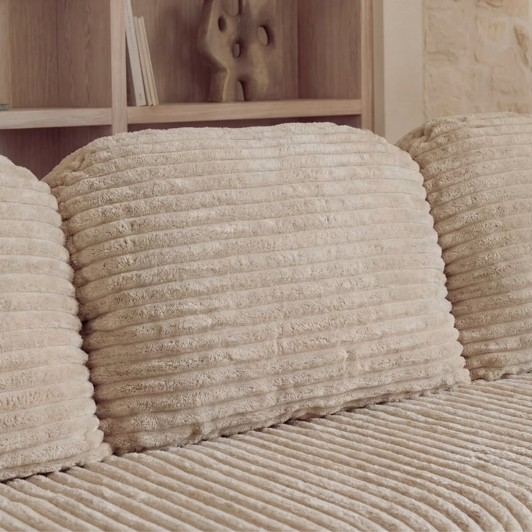 Assise large et confortable