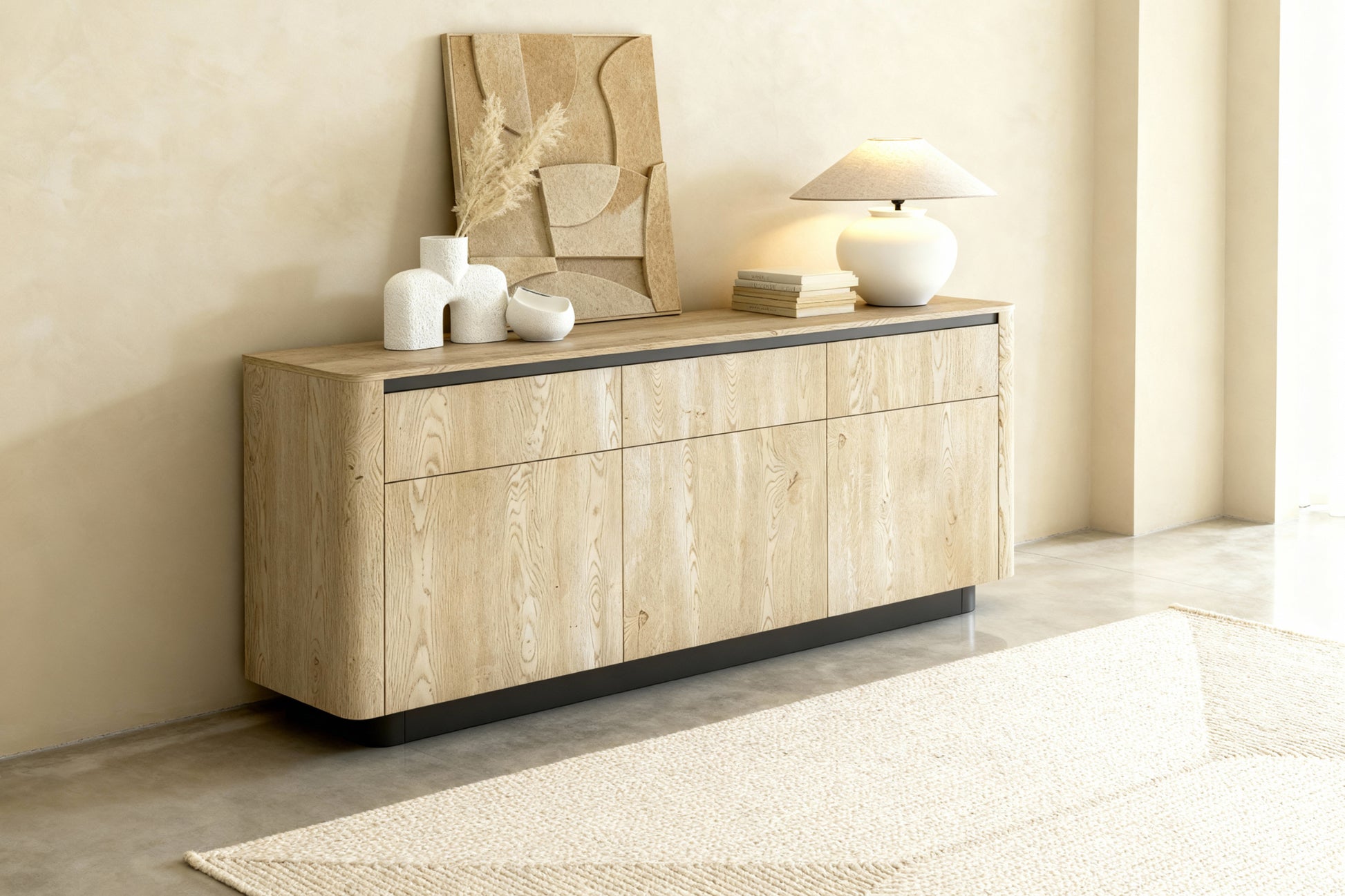 Chêne Cremona & noir