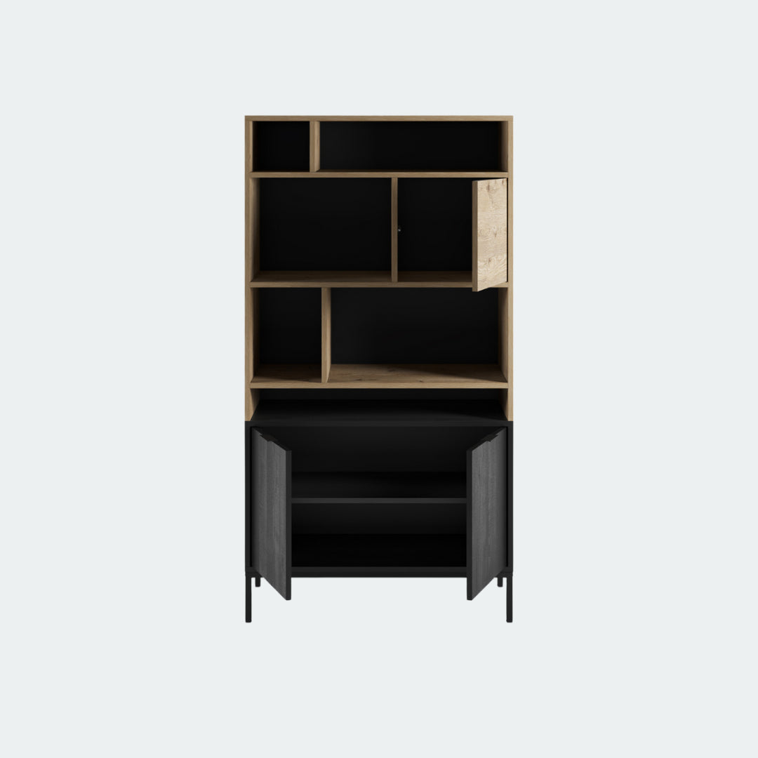 Rangements ouverts et fermés