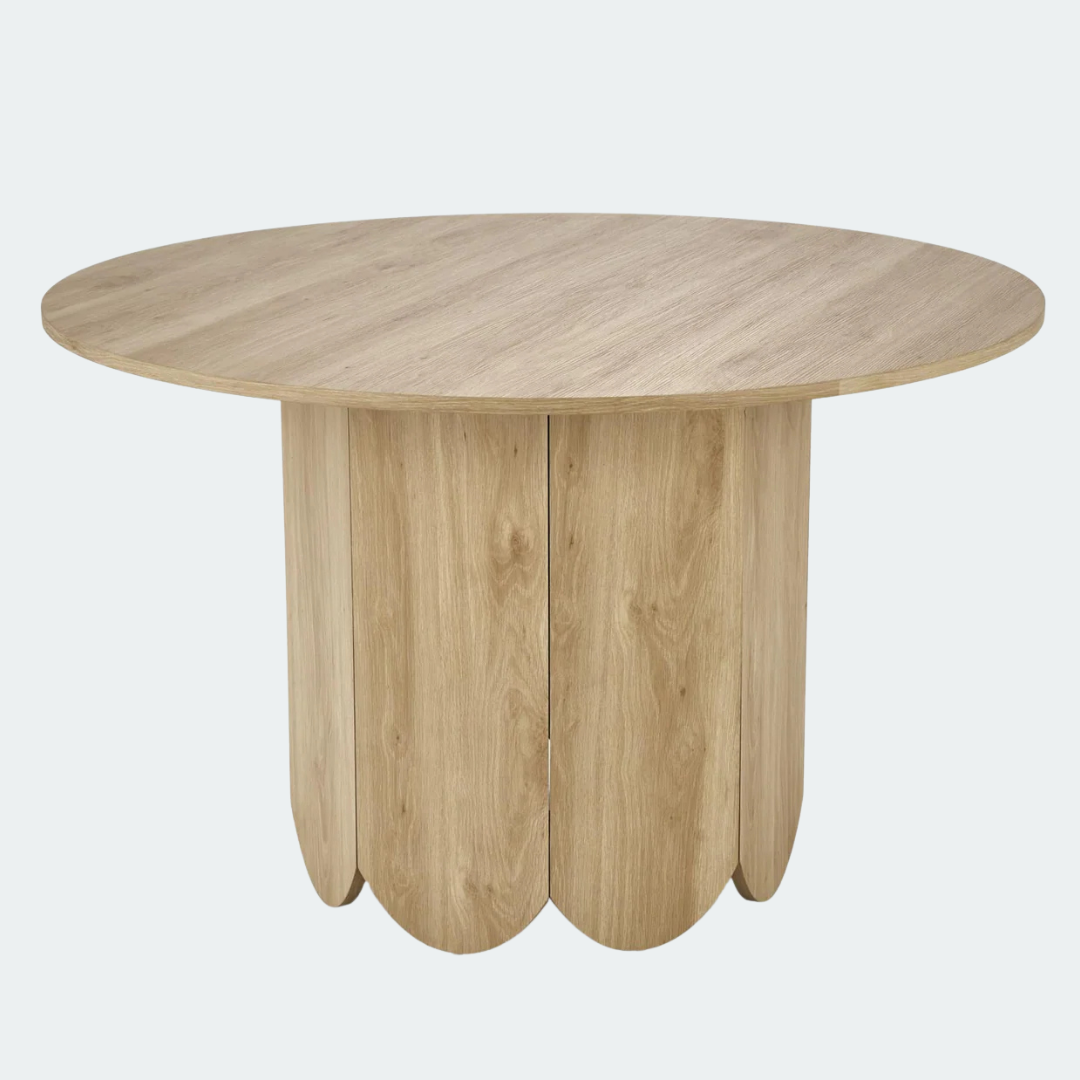 Design rond bohème sculptural