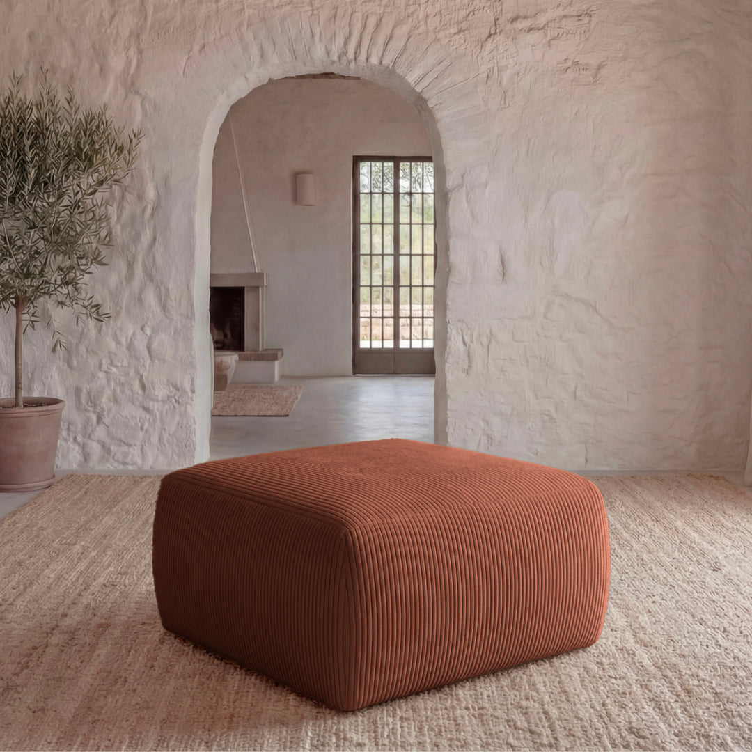 Format carré 74×74 cm généreux