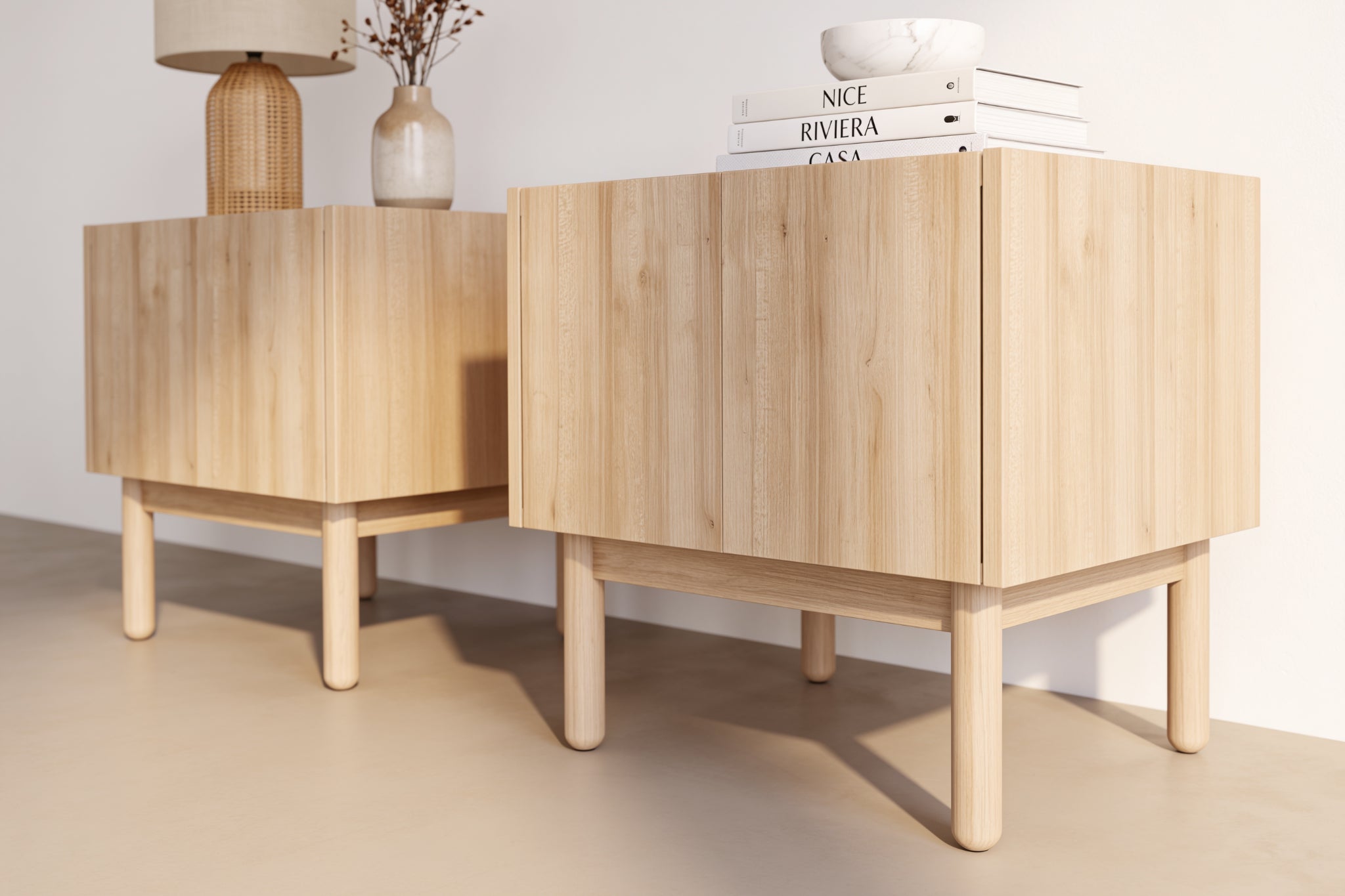 LOT SALINA - TABLE DE CHEVET
