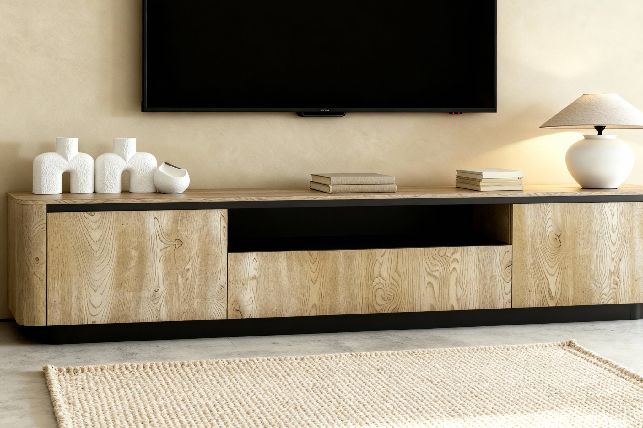 Chêne Cremona & noir