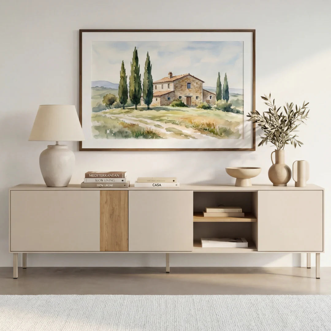Meuble TV 180 cm assorti