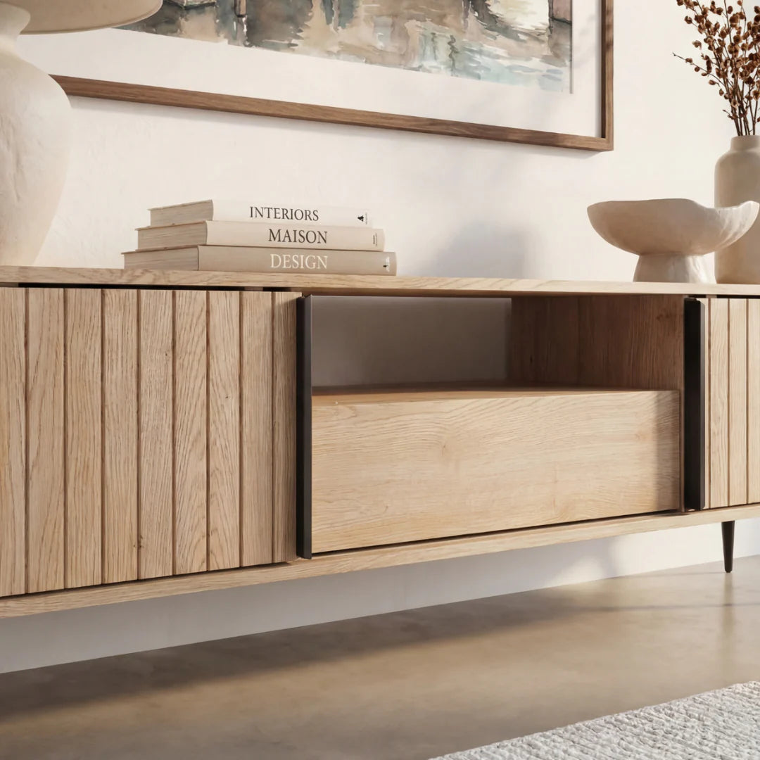 Meuble TV 196 cm assorti
