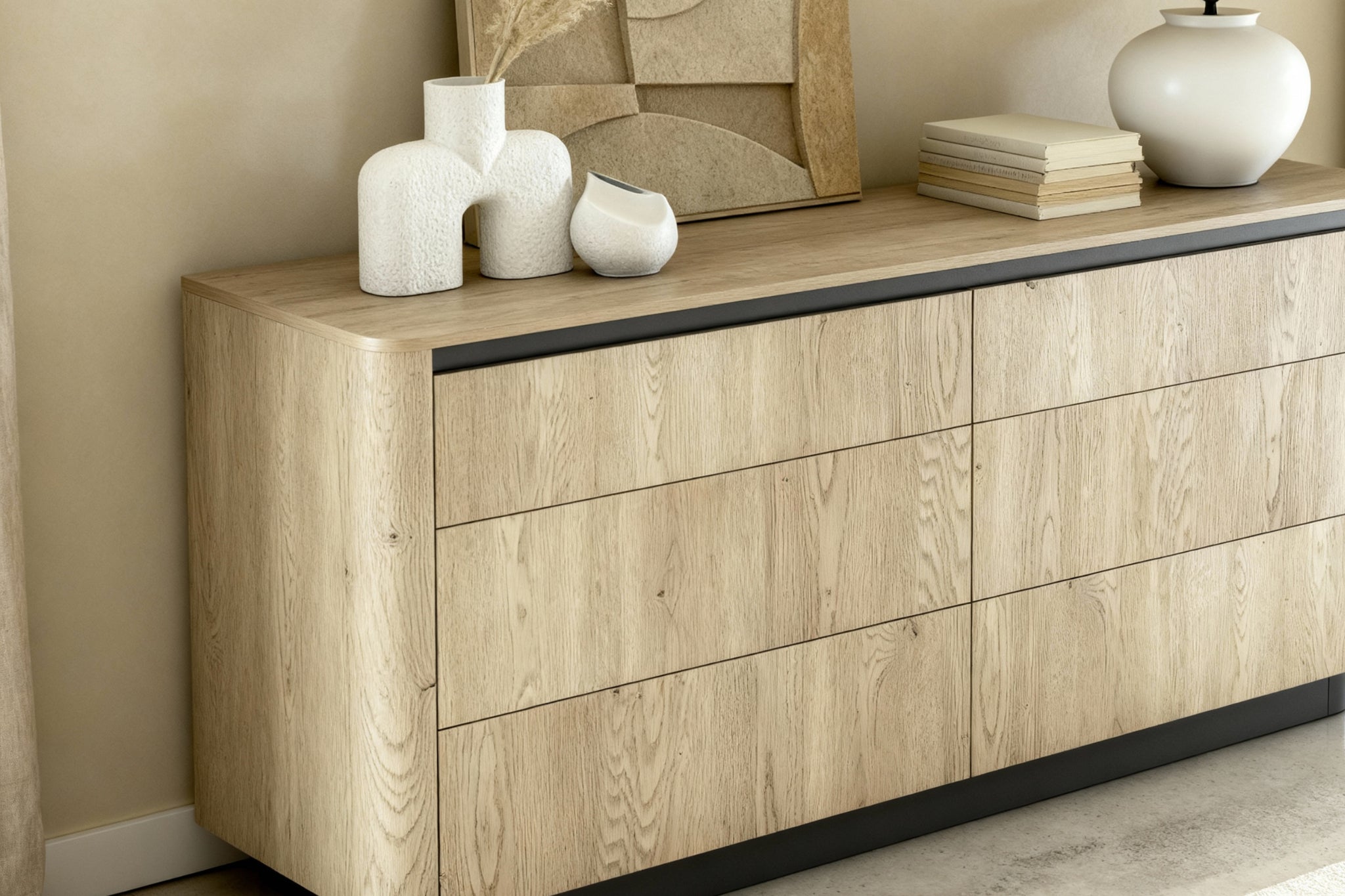 Chêne Cremona & noir