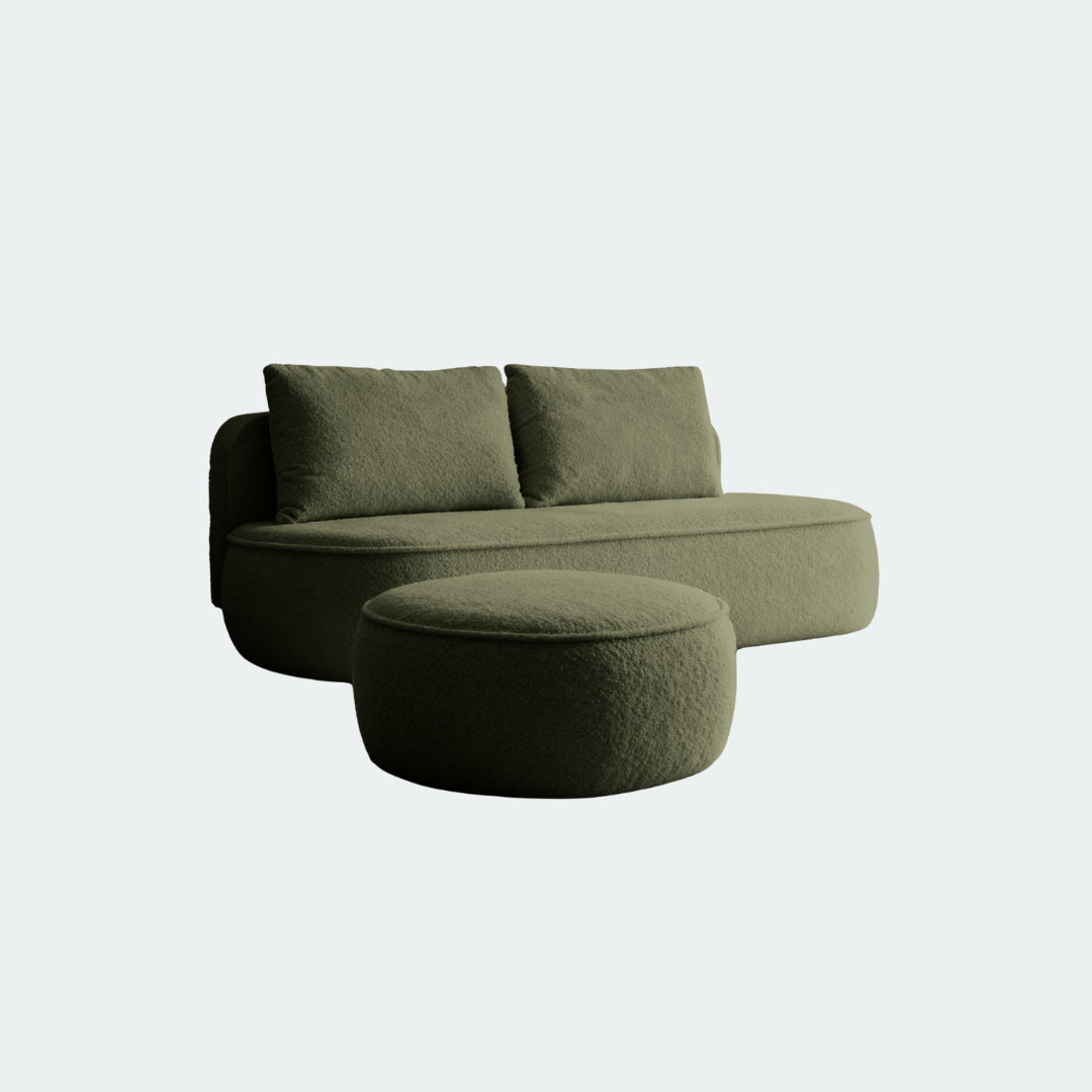 Pouf assorti