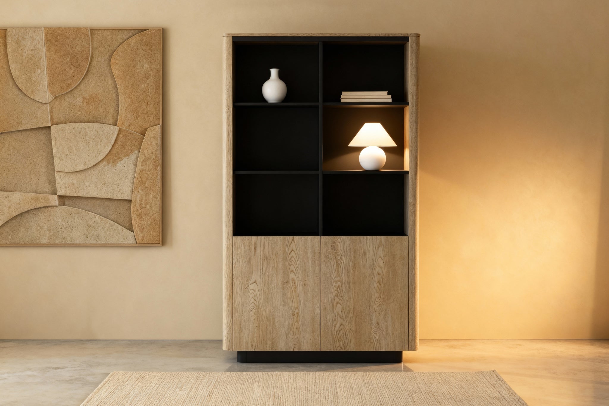 Chêne Cremona & noir