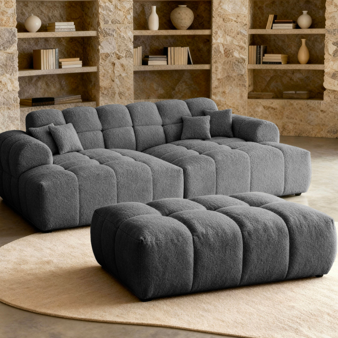 Pouf assorti