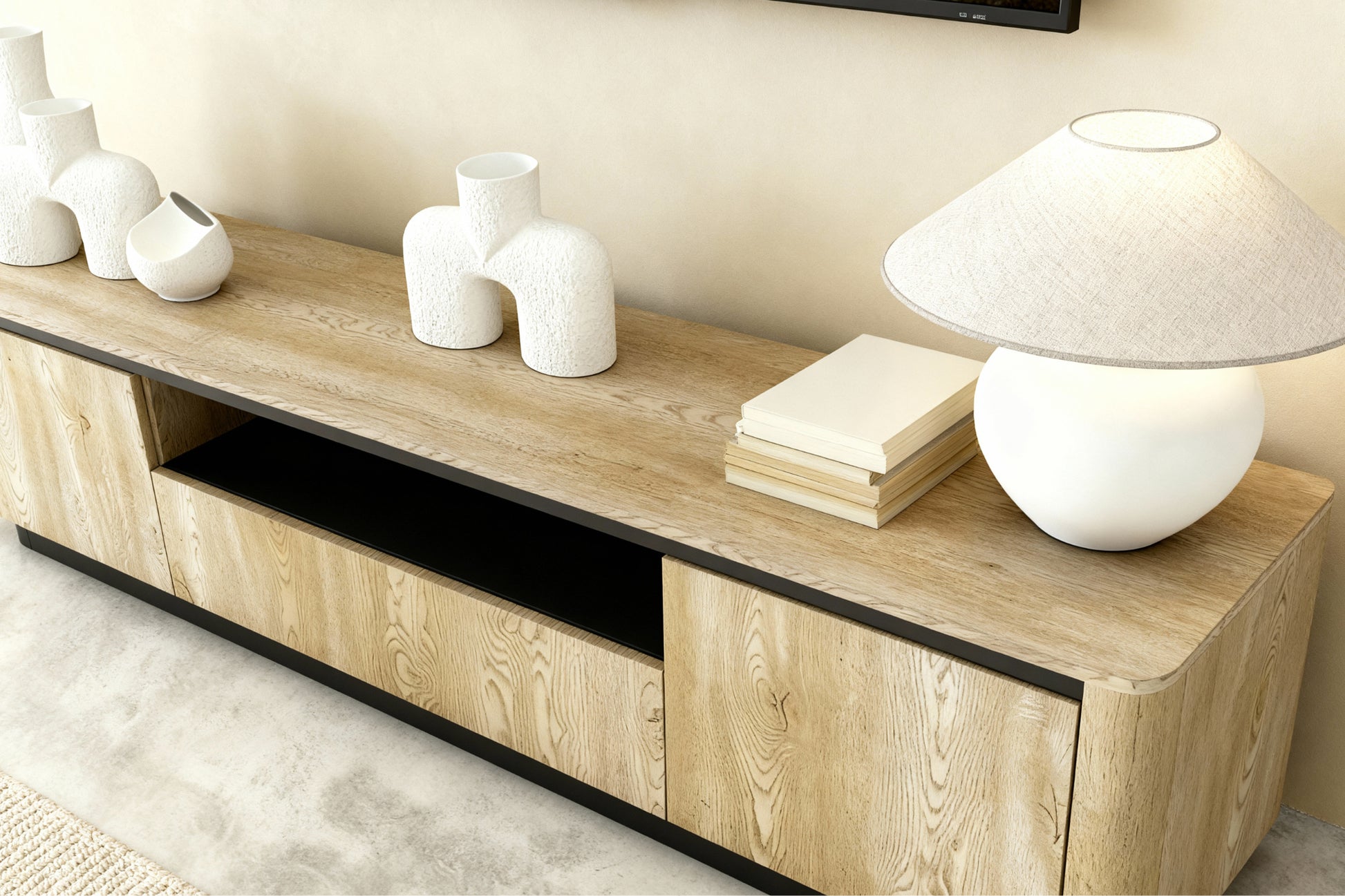 Chêne Cremona & noir