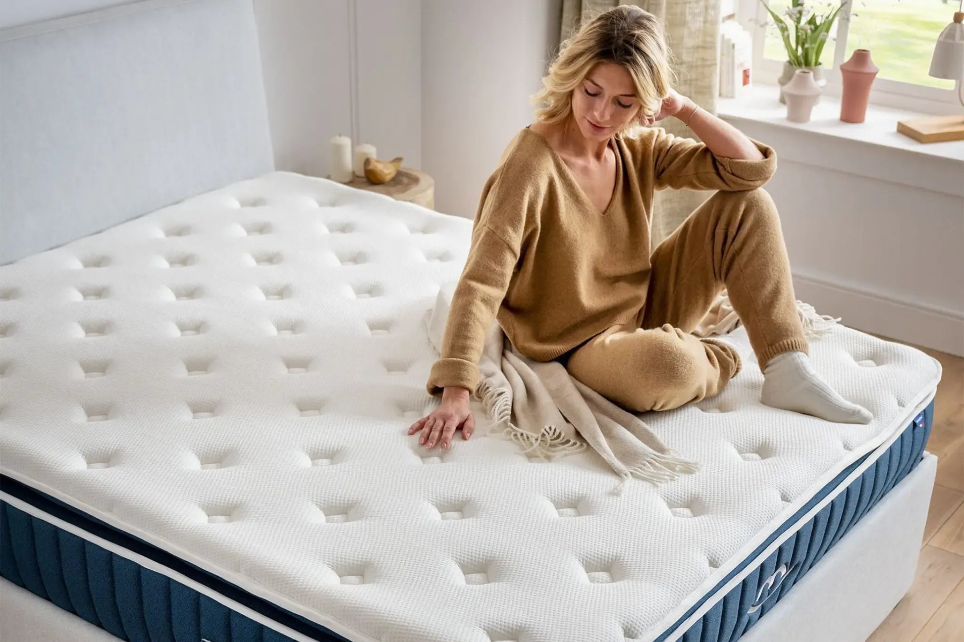Matelas hybride luxe Victoria - mémoire de forme - 30cm