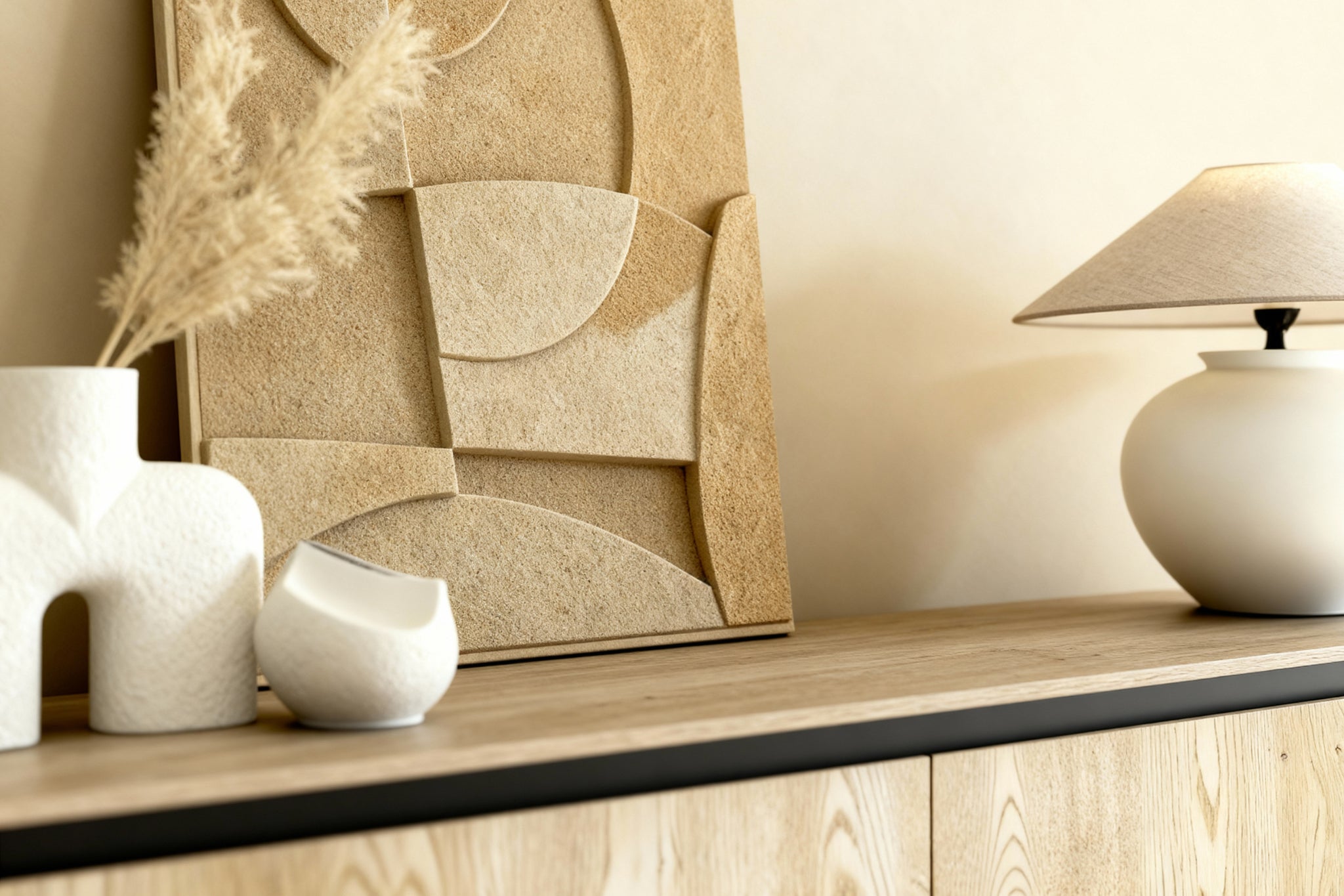 Chêne Cremona & noir