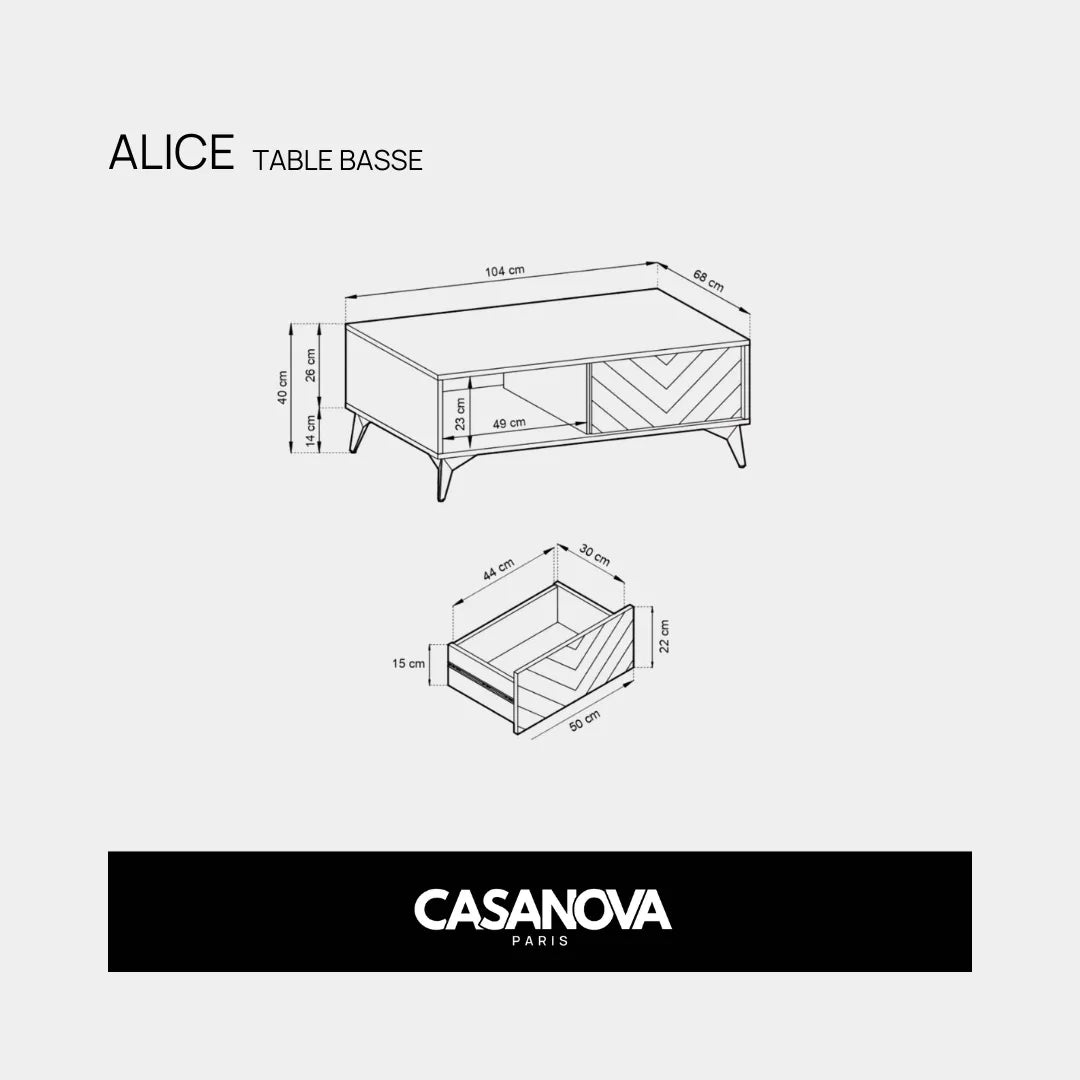 ALICE - Table basse