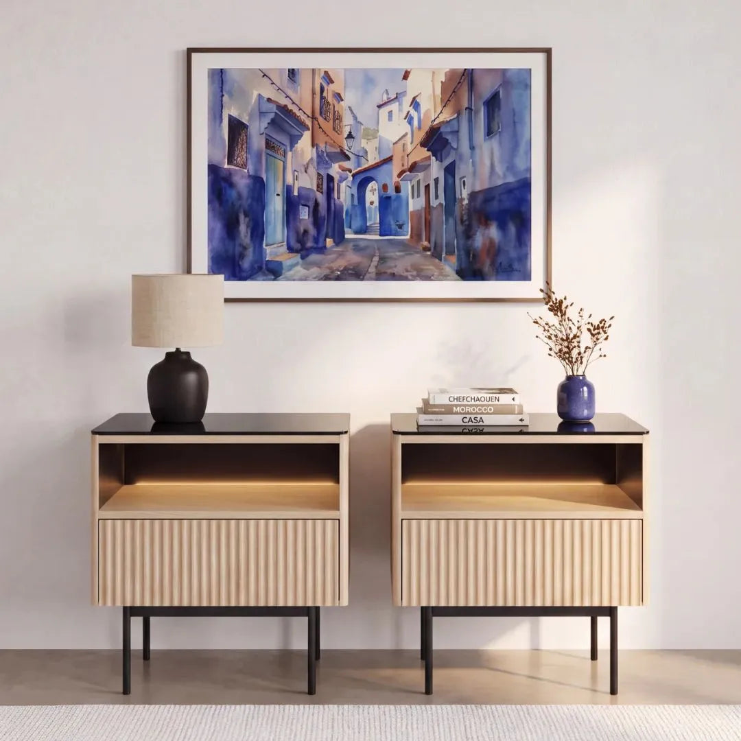 Lot de 2 tables assorties