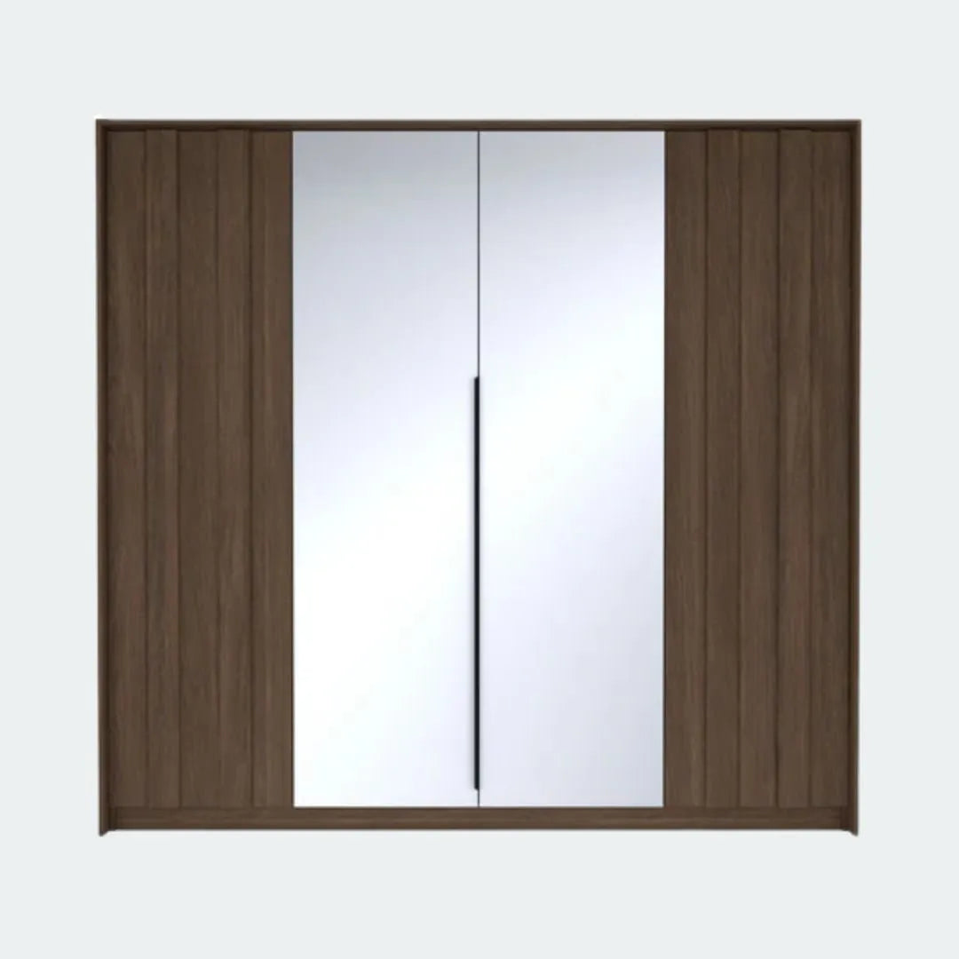 2 portes miroir