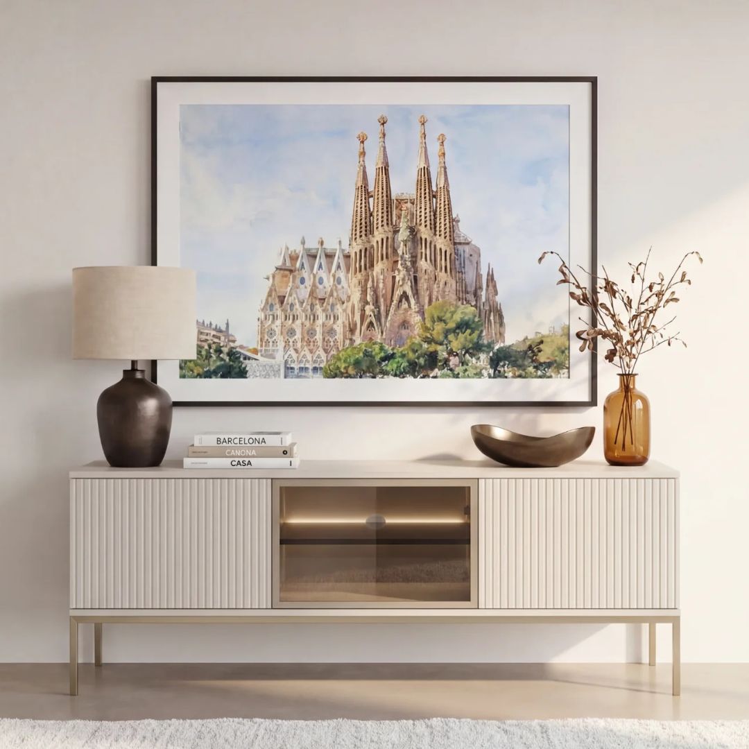 Meuble TV 154 cm assorti