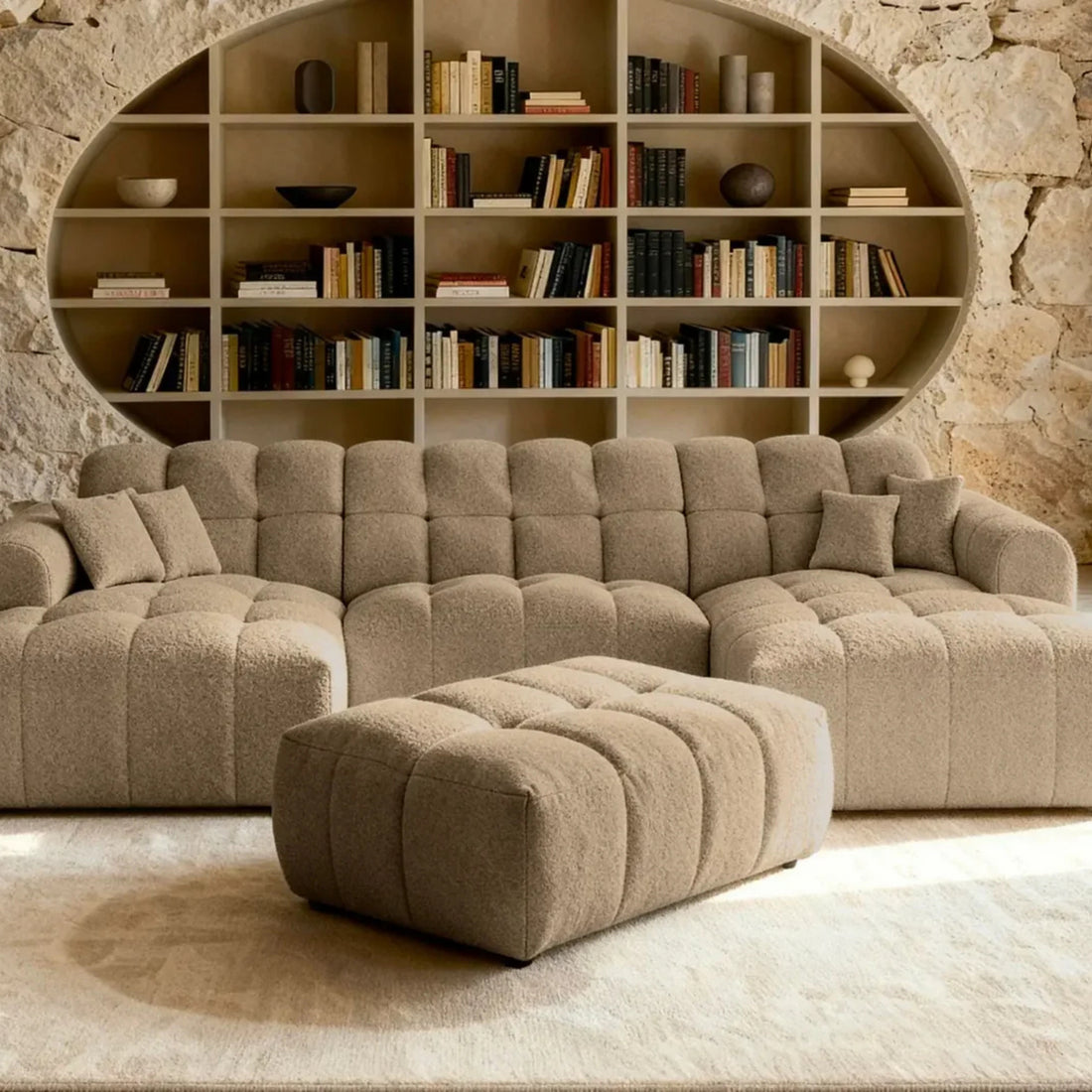 Design panoramique et arrondi