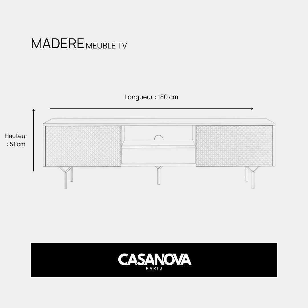 MADÈRE - Meuble TV
