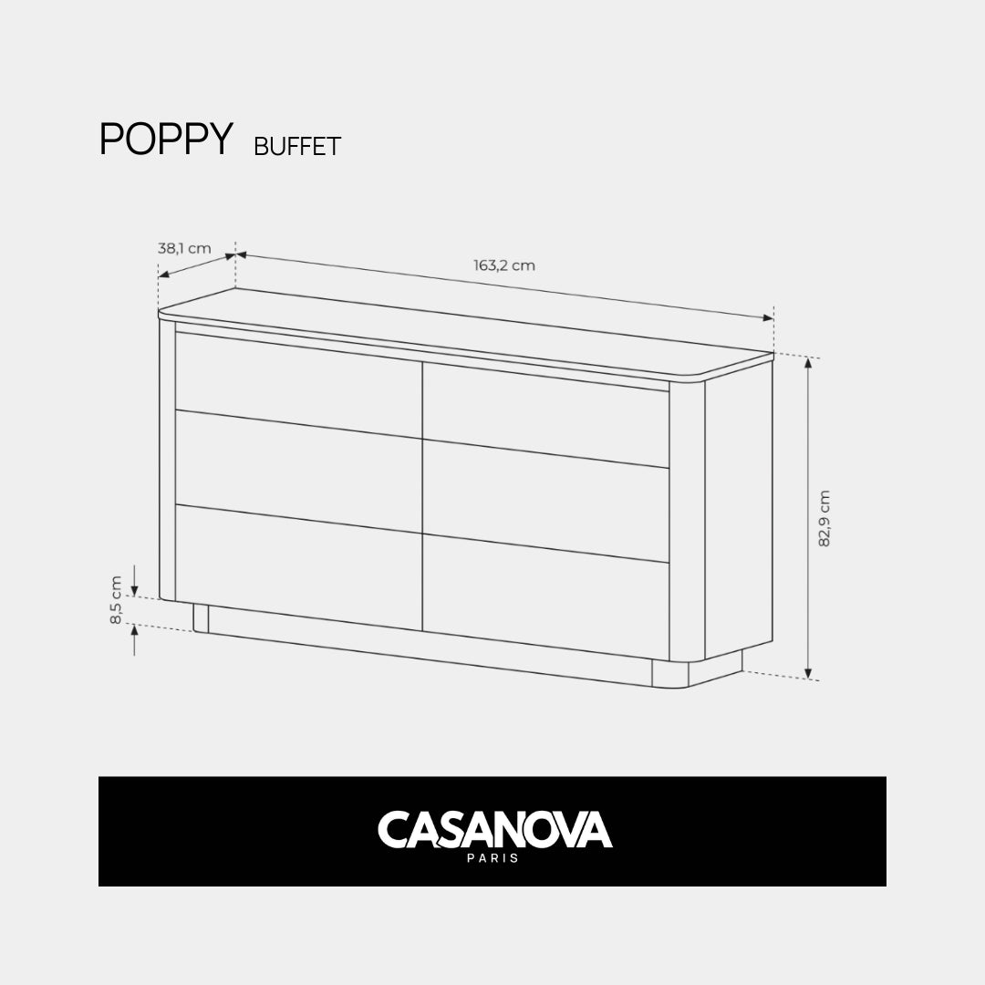 Chêne Cremona & noir