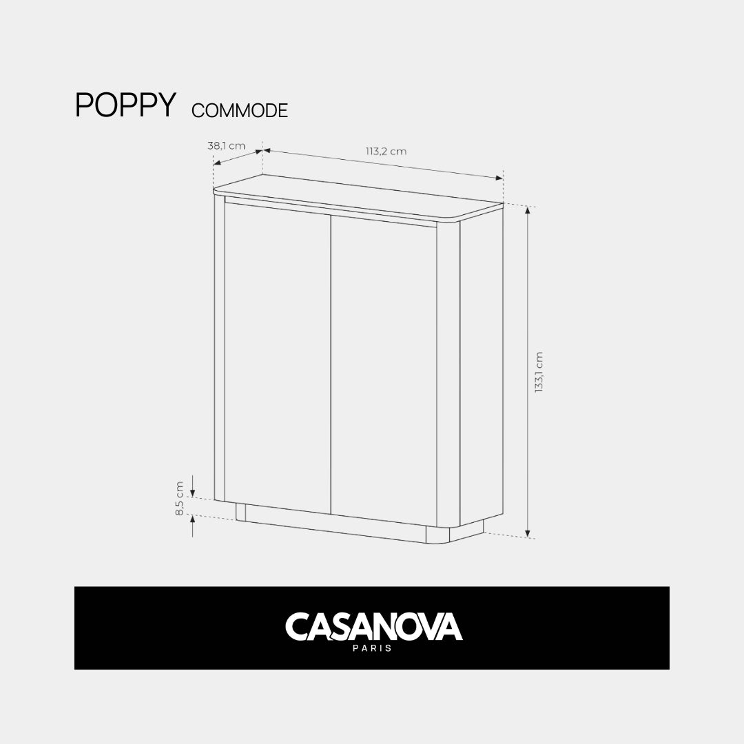 Chêne Cremona & noir